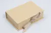 5L x 3-1/2W x 1-1/2H, Deluxe Ribbon Jewelry Boxes, Kraft
