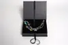 7L x 5-1/2W x 1-1/4H, Deluxe Ribbon Jewelry Boxes, Matte Black