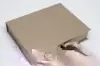 7L x 5-1/2W x 1-1/4H, Deluxe Ribbon Jewelry Boxes, Matte Chocolate Brown