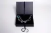 7L x 5-1/2W x 1-1/4H, Deluxe Ribbon Jewelry Boxes, Matte Navy