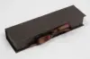 8L x 2W x 1-1/4H, Deluxe Ribbon Jewelry Boxes, Matte Chocolate Brown