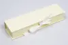 8L x 2W x 1-1/4H, Deluxe Ribbon Jewelry Boxes, Matte Creme