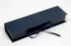 8L x 2W x 1-1/4H, Deluxe Ribbon Jewelry Boxes, Matte Navy