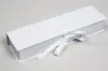 8L x 2W x 1-1/4H, Deluxe Ribbon Jewelry Boxes, Matte White
