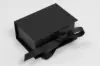3L x 2-1/8W x 1-1/4H, Deluxe Ribbon Jewelry Boxes, Matte Black
