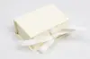 3L x 2-1/8W x 1-1/4H, Deluxe Ribbon Jewelry Boxes, Matte Creme