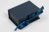 3L x 2-1/8W x 1-1/4H, Deluxe Ribbon Jewelry Boxes, Matte Navy