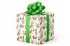 24W x 417 ft, Holiday Wrapping Paper, Holiday Dogs Embossed