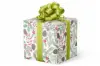 24W x 417 ft, Holiday Wrapping Paper, Happy Holly Days Embossed