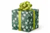 24W x 417 ft, Holiday Wrapping Paper, Winter White Floral Embossed