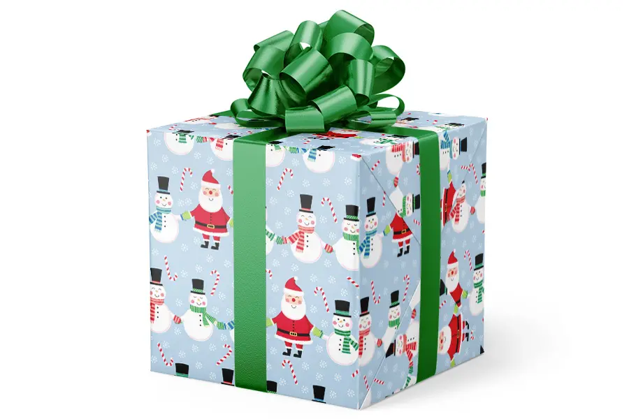 24W x 417 ft, Holiday Wrapping Paper, Christmas Besties