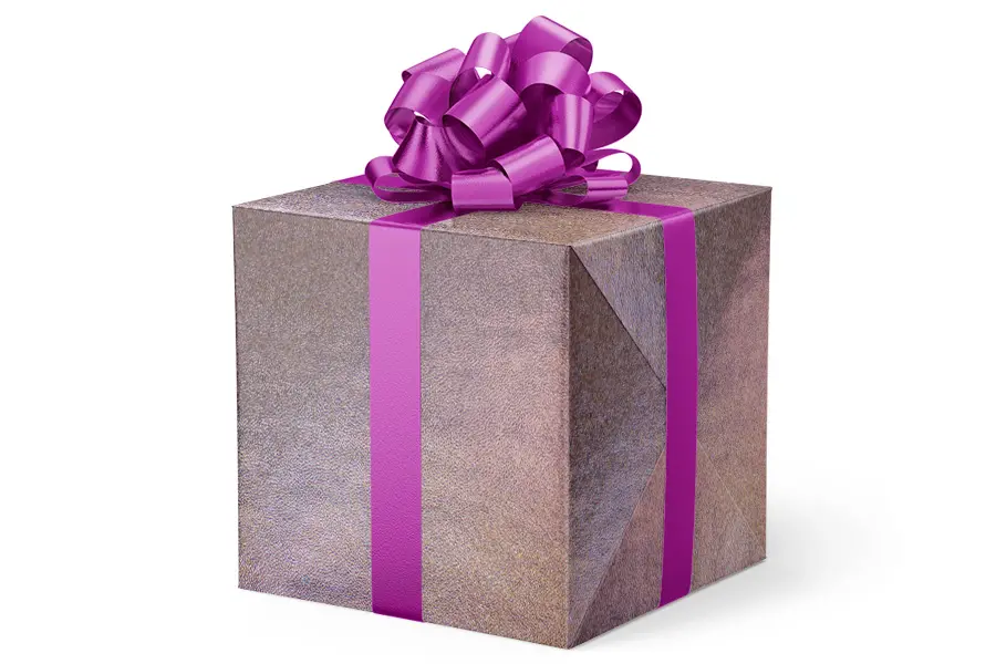 24W x 417 ft, Everyday Wrapping Paper, Pink Sparkles Holographic