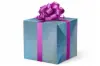 24W x 417 ft, Everyday Wrapping Paper, Blue Sparkles Holographic