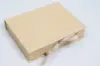 7L x 5-1/2W x 1-1/4H, Deluxe Ribbon Jewelry Boxes, Kraft