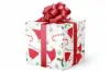 24W x 417 ft, Holiday Wrapping Paper, Santa Hats