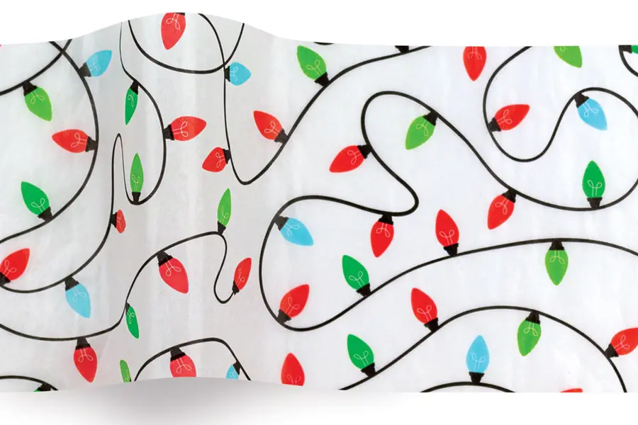 20W x 30L, Christmas and Valentines Style Tissue, Light Parade