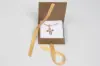 2-3/4L x 2-3/4W x 1H, Deluxe Ribbon Jewelry Boxes, Matte Gold