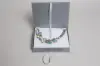 7L x 5-1/2W x 1-1/4H, Deluxe Ribbon Jewelry Boxes, Matte Silver