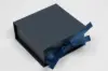 3-1/2L x 3-1/2W x 1-1/2H, Deluxe Ribbon Jewelry Boxes, Matte Navy