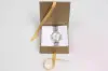3-1/2L x 3-1/2W x 1-1/2H, Deluxe Ribbon Jewelry Boxes, Matte Gold