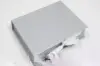 5L x 3-1/2W x 1-1/2H, Deluxe Ribbon Jewelry Boxes, Matte Silver