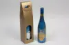3-1/2L x 3-1/2W x 15H, Italian Wine Boxes, Spun Matte Oro Gold