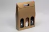 10-5/8L x 3-1/2W x 15H, Italian Wine Boxes, Spun Matte Oro Gold