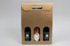 10-5/8L x 3-1/2W x 15H, Italian Wine Boxes, Spun Matte Oro Gold