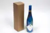 3-3/4L x 3-3/4W x 13-3/8H, Italian Wine Boxes, Spun Matte Oro Gold