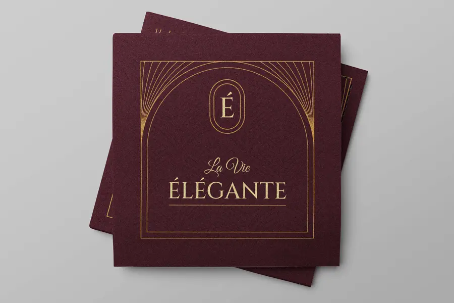 custom napkins for a winery
