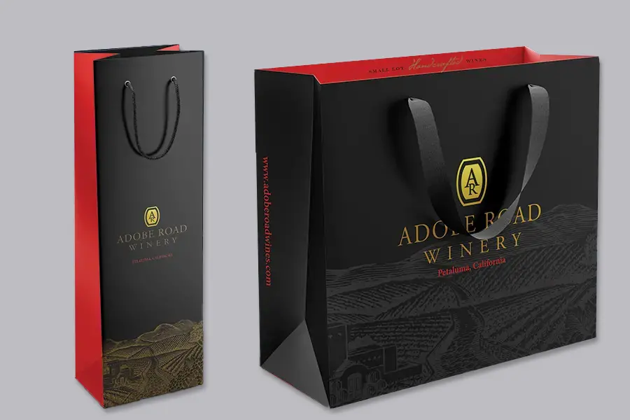 custom eurotote for a high end winery