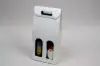 3-1/2L x 7W x 15H, Italian Wine Boxes, Spun Bianco