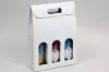 10-5/8L x 3-1/2W x 15H, Italian Wine Boxes, Spun Bianco