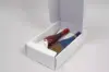 7-1/4L x 3-1/2W x 13-3/8H, Italian Wine Boxes, Spun Bianco