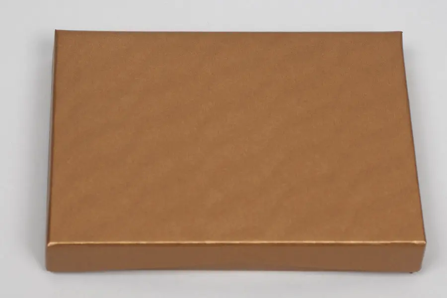 4-5/8L x 3-3/8W x 5/8H, Pop-Up Gift Card Boxes, Bronze Wave
