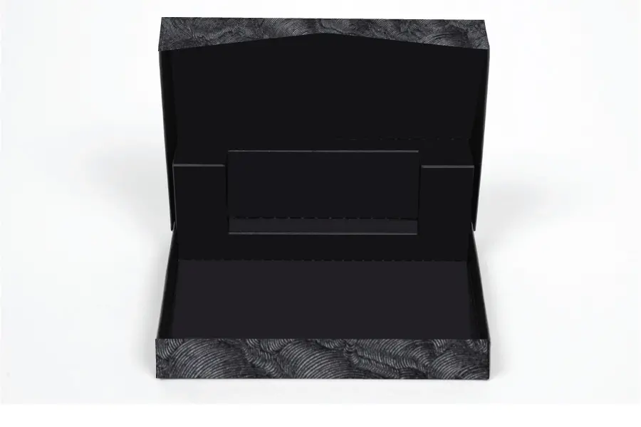 4-5/8L x 3-3/8W x 5/8H, Pop-Up Gift Card Boxes, Black Frost