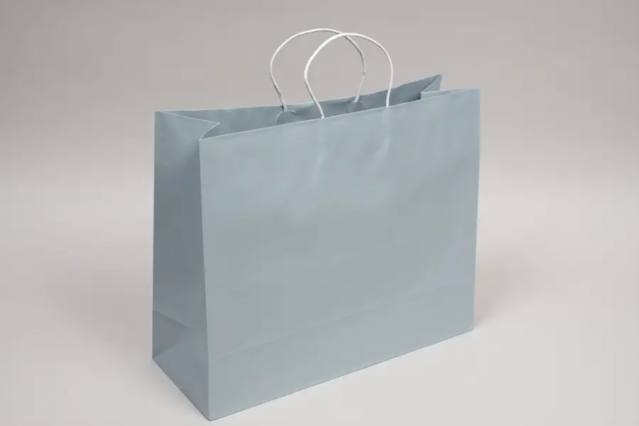 16W x 6D x 13H, Midtown Matte Colored Upscale Turn Top J Handle Bags, Frosted Blue
