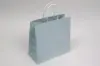 10W x 5D x 10H, Midtown Matte Colored Upscale Turn Top J Handle Bags, Frosted Blue