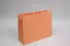16W x 6D x 13H, Midtown Matte Colored Upscale Turn Top J Handle Bags, Peach