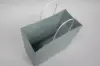 10W x 5D x 10H, Midtown Matte Colored Upscale Turn Top J Handle Bags, Sage Frost