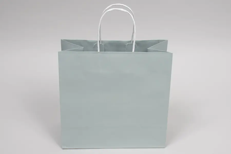 6W x 4D x 6H, Midtown Matte Colored Upscale Turn Top J Handle Bags, Sage Frost