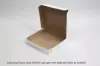 9L x 9W x 2H, Lock Corner Pizza Boxes w/ FDA-Approved Claycoat, White