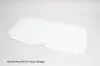 10L x 10W x 2H, Lock Corner Pizza Boxes w/ FDA-Approved Claycoat, White