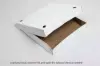 10L x 10W x 1-1/2H, Automatic Popup Pizza Boxes w/ FDA-Approved Claycoat, White