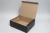 13-3/4L x 10-7/8W x 4-3/4H, Black Linen Premium Folding Gift Box, Nero Black