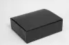 9-7/8L x 7-7/8W x 3-1/8H, Black Linen Premium Folding Gift Box, Nero Black