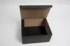 9-7/8L x 7-7/8W x 4-3/4H, Black Linen Premium Folding Gift Box, Nero Black