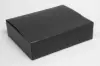 11-3/4L x 39694W x 3-1/8H, Black Linen Premium Folding Gift Box, Nero Black