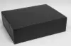 15-3/4L x 12-1/2W x 4-3/4H, Black Linen Premium Folding Gift Box, Nero Black