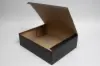 15-3/4L x 12-1/2W x 4-3/4H, Black Linen Premium Folding Gift Box, Nero Black